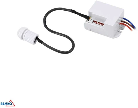 Bemko Judesio daviklis, baltas, IP20, max 800W, 360°, 3m/6m