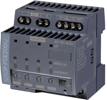 Siemens Modulis SITOP PSE200U 10A 4-CHANNEL INPUT 6EP1961-2BA21