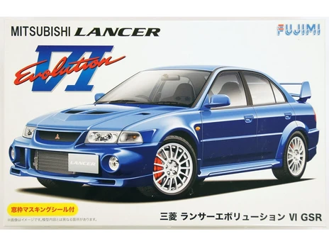 Fujimi - Mitsubishi Lancer Evolution VI GSR w/Masks, 1/24, 03923