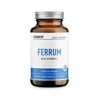 ICONFIT Ferrum 20 mg + Vitaminas C 100 mg - 90 kaps.
