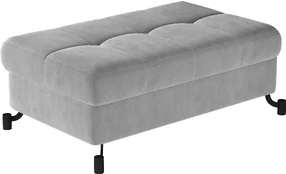 Pufas Lorelle Monolith 84, pilkas, 70 cm x 100 cm x 45 cm kaina