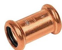 Sanha lige muffe 12 mm - Cu press. M og V bakker