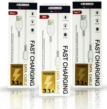 Kabel Micro Usb Jellico Kds-30, Greitas Įkrovimas, 3.1a