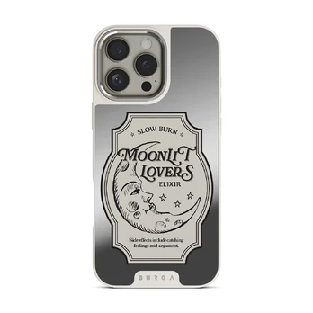Moonlit Lovers - iPhone 16 Pro Max Case, Elite Mirror Light (MagSafe) / Silver