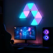 Calex Smart LED sieninis šviestuvas TRIANGLES, 9 dalių, RGBW, dim