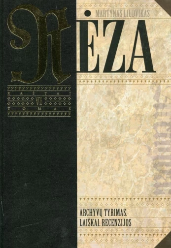 Martynas Liudvikas Rėza. Raštai T. 6