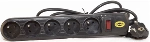Power strip with surge protector ORVALDI ORV-5 5M kaina