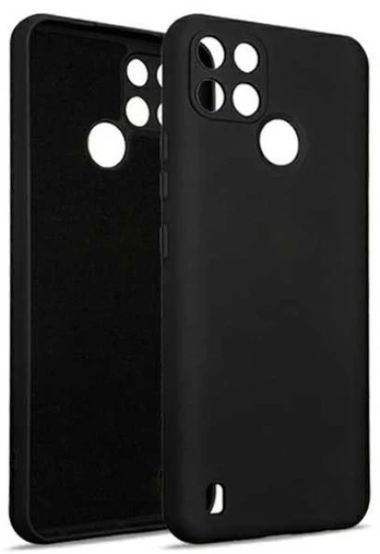 Beline Dėklas Silicone Realme C25Y 2021 juoda/juodas