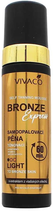 Vivaco Bronze Express Light Self Tanning Mousse 200ml