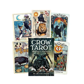 Crow Tarot kišeninio dydžio leidimo kortos