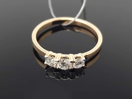 Best Diamonds Auksinis žiedas su briliantais Praba: 585