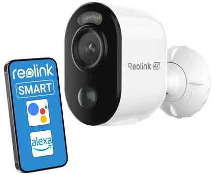 Reolink Argus 3 Ultra Wi-Fi balta