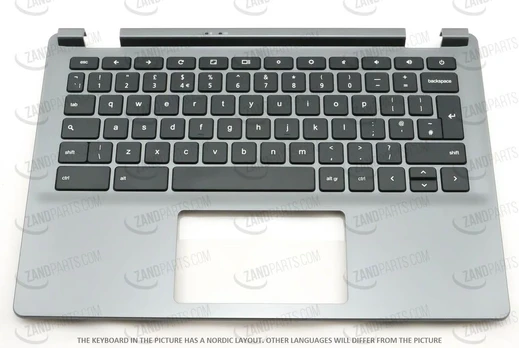 Acer C731/C731T Keyboard (US-ENGLISH INTERNATIONAL) & Upper Cover (IRON GRAY)