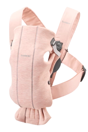 BABYBJÖRN nešioklė MINI 3D JERSEY, light pink, 021077