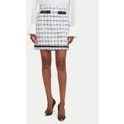 KARL LAGERFELD Mini sijonas A3W12019 Écru Regular Fit