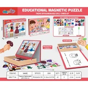 Magnetinis žaislas Educational Magnetic Puzzle XHM-7710A kaina