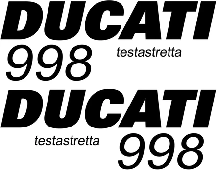 Ducati 998 testa motociklo lipdukai