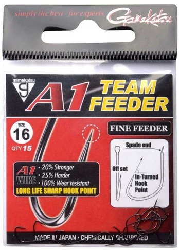 Kabliukai Gamakatsu A1 Team Feeder Fine Feeder