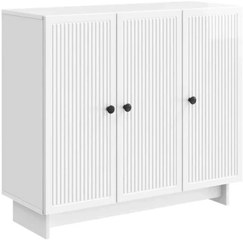 Kabalas Itin blizgi balta 89 x 34,5 x 80 cm Apdirbta mediena