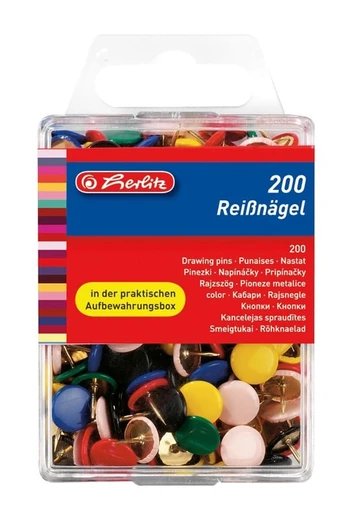 Smeigtukas Herlitz 8770109, 10 mm x 10 mm, 200 vnt.