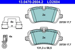 ATE 13.0470-2604.2 Brake pad set