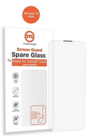 „Mobile Origin Oranžinis“ ekrano apsauginis stiklas iPhone 13 mini
