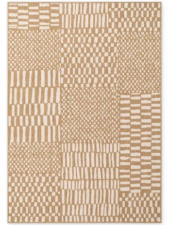 Ted Baker Haringey plokščiaaudis kilimas Barkham iš džiuto, baltas, 160x230