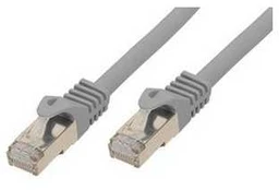 S-Conn BASIC-S Patchkabel S/FTP PIMF Rohkabel Cat.7 grau 7,5m