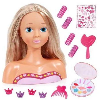 BAYER Lėlė Top Model galvutė d/styliz.90012AG 10488