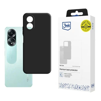 Dėklas 3mk Matt Case Oppo A58 4G, juodas