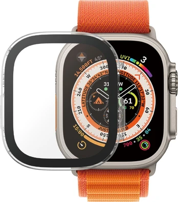 PanzerGlass - Screen Protector med D3O Full Body Apple Watch Ultra - 49mm - Transparent