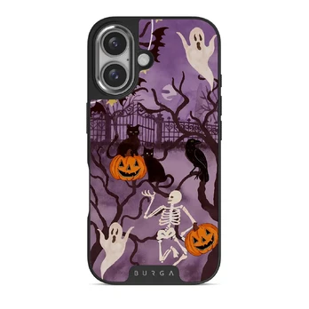 Trick or Treat - iPhone 16 Case, Elite Dark (MagSafe) / Silver
