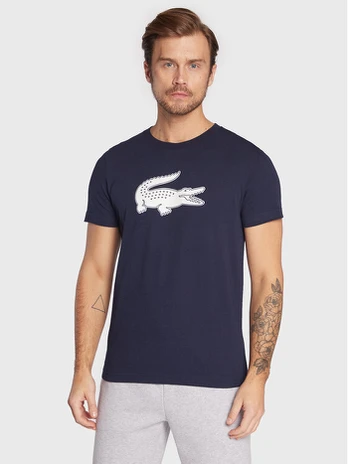 Lacoste Marškinėliai TH2042 Tamsiai mėlyna Regular Fit
