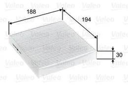 Filtras, salono oras VALEO 715755