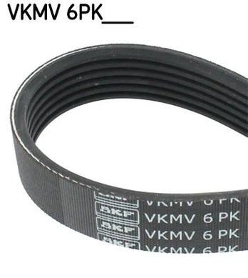 V formos rumbuoti diržai SKF VKMV6PK1430