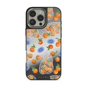 Helios - iPhone 16 Pro Case, Elite Mirror Dark (MagSafe) / Silver