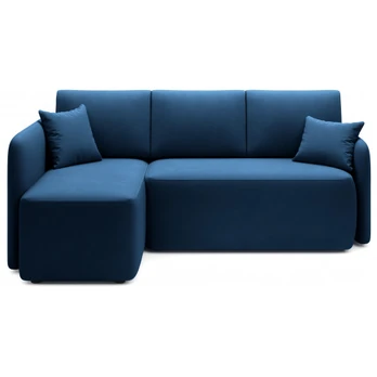 Kampinė sofa Hadson, mėlyna