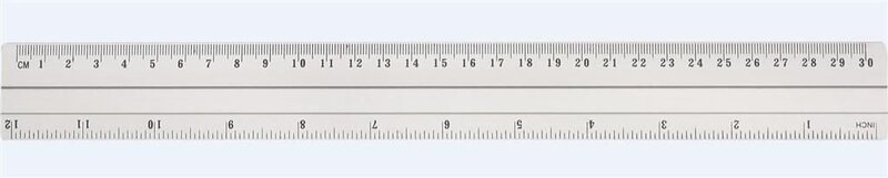 Aliumininė liniuotė 30 cm