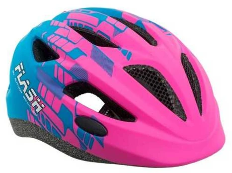 Author Helmet Flash Inmold X8 matt 47-51cm (162 pink/mėlynas-matt)