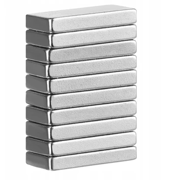 Neodimio magnetas plokščias stiprus 10x3x2 mm 10 vnt.