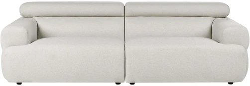 Beliani Trivietė sofa HOVDEN, kreminė balta