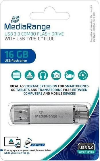 „MediaRange Pendrive“ 16 GB (MR935)