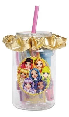 Puodelis su kanceliarijos priemonėmis TOTUM RAINBOW HIGH