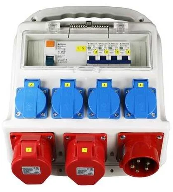 Cabicon As Byggepladstavle CC 16A 6 Udtag -