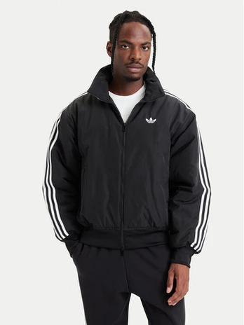 adidas Demisezoninė striukė Firebird Jacket KR7203 Juoda Regular Fit