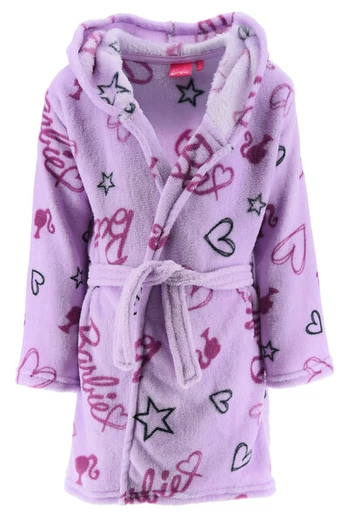 Chalatas mergaitėms Barbie, violetinis