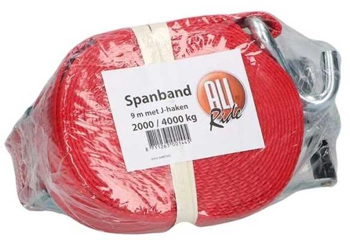 All Ride Allride Spænderem, heavy duty, 2 kroge, 9m, op til 2000