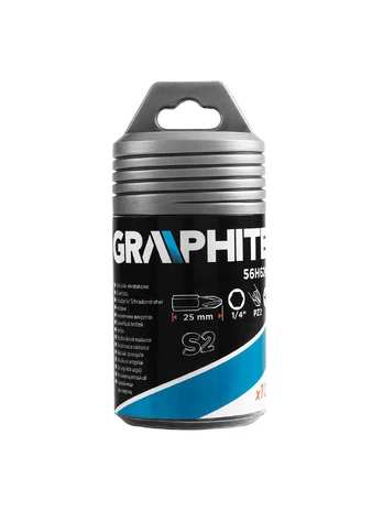 Graphite Atsuktuvo antgaliai PH2 x 25 mm, 100 vnt.
