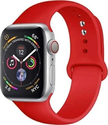 Beline Beline dirželis Apple Watch Silicone 42/44/45mm raudonos spalvos