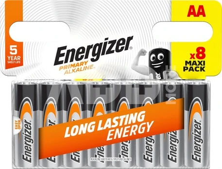Energizer battery Primary Alkaline AA CHP8